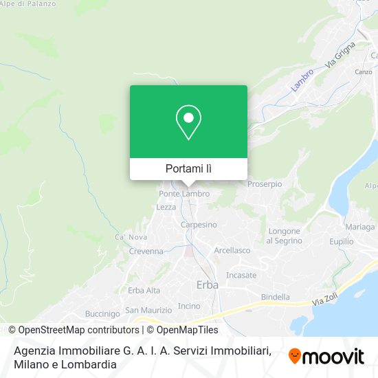 Mappa Agenzia Immobiliare G. A. I. A. Servizi Immobiliari