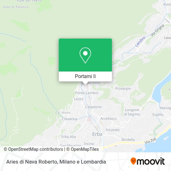 Mappa Aries di Nava Roberto