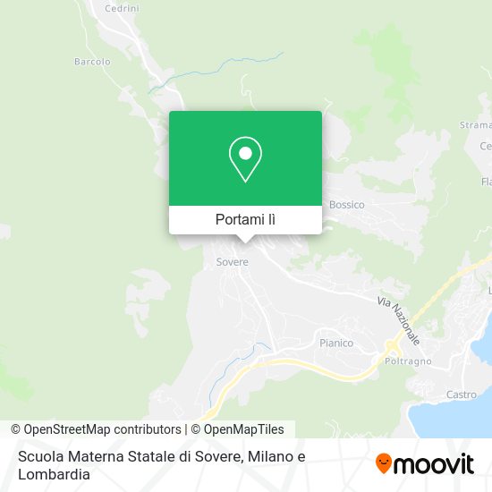 Mappa Scuola Materna Statale di Sovere