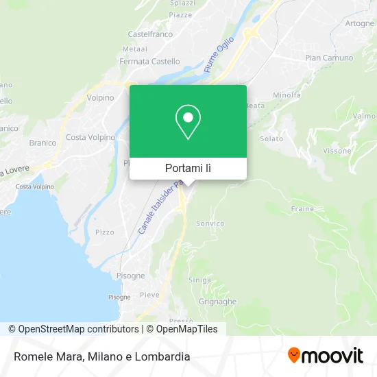 Mappa Romele Mara