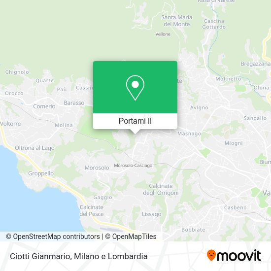 Mappa Ciotti Gianmario