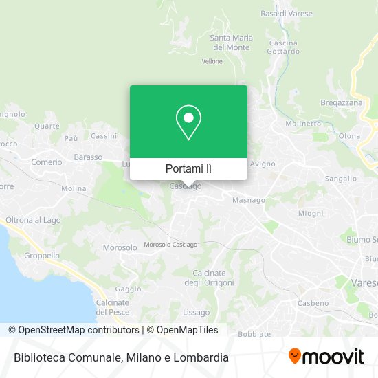 Mappa Biblioteca Comunale