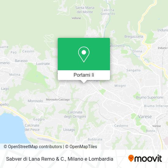 Mappa Sabver di Lana Remo & C.