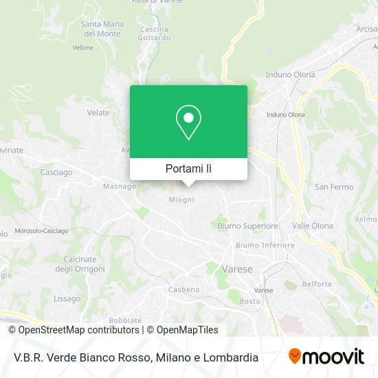 Mappa V.B.R. Verde Bianco Rosso