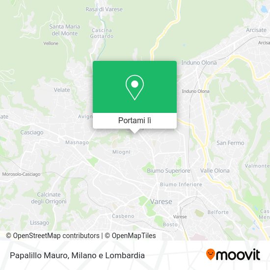Mappa Papalillo Mauro