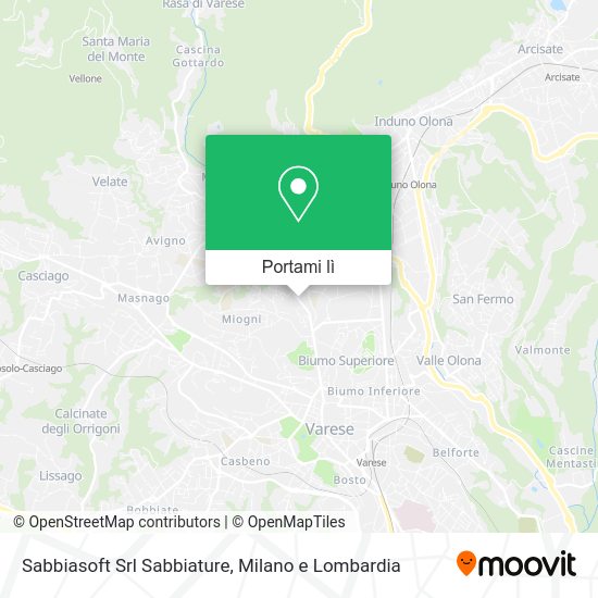 Mappa Sabbiasoft Srl Sabbiature