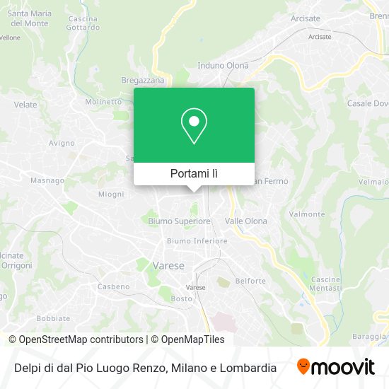 Mappa Delpi di dal Pio Luogo Renzo
