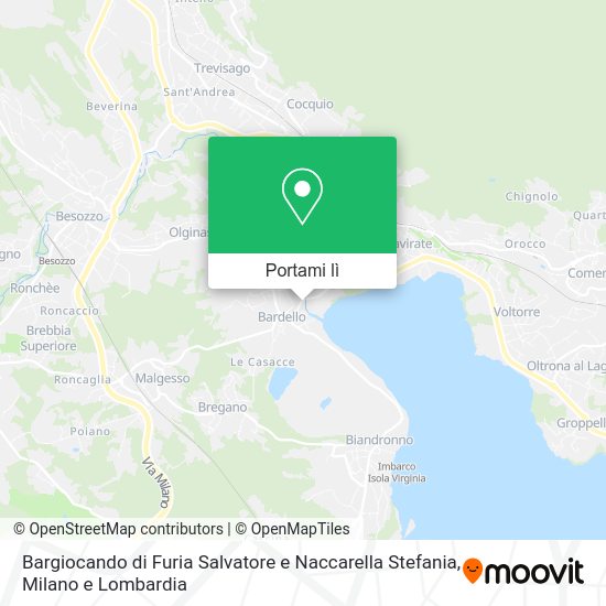 Mappa Bargiocando di Furia Salvatore e Naccarella Stefania