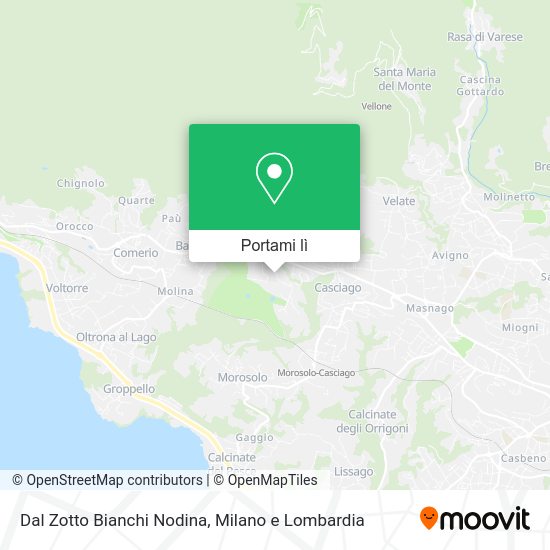 Mappa Dal Zotto Bianchi Nodina