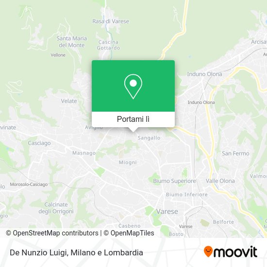 Mappa De Nunzio Luigi