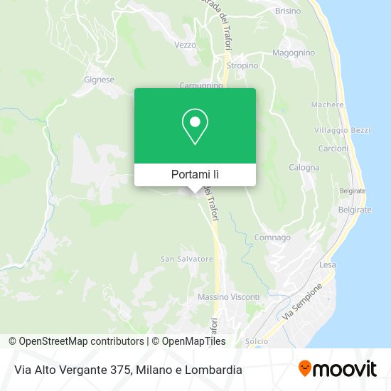 Mappa Via Alto Vergante 375