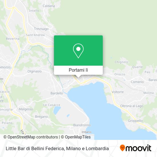 Mappa Little Bar di Bellini Federica