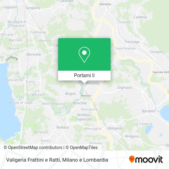 Mappa Valigeria Frattini e Ratti