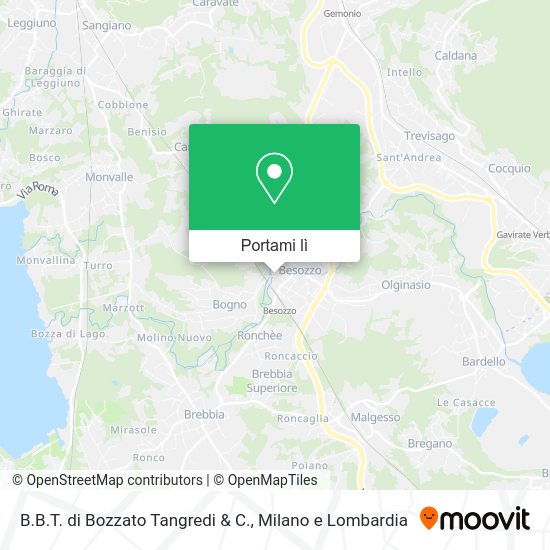Mappa B.B.T. di Bozzato Tangredi & C.