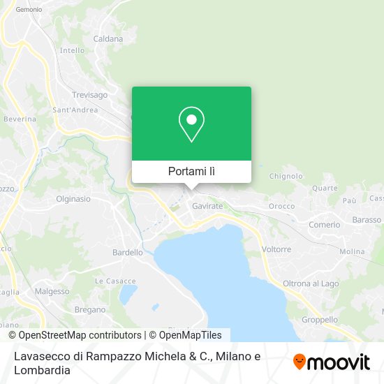Mappa Lavasecco di Rampazzo Michela & C.