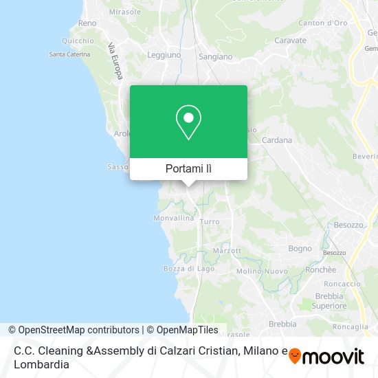 Mappa C.C. Cleaning &Assembly di Calzari Cristian