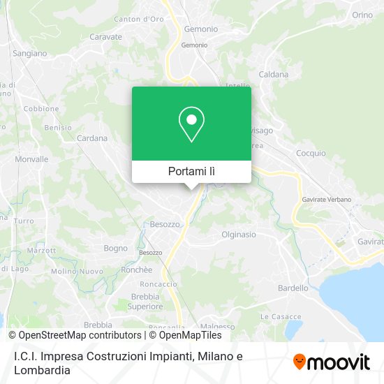 Mappa I.C.I. Impresa Costruzioni Impianti