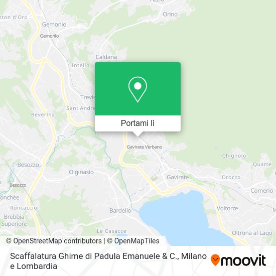 Mappa Scaffalatura Ghime di Padula Emanuele & C.