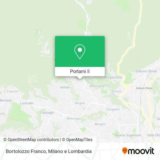 Mappa Bortolozzo Franco