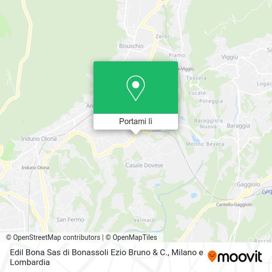 Mappa Edil Bona Sas di Bonassoli Ezio Bruno & C.