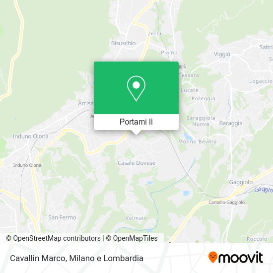 Mappa Cavallin Marco