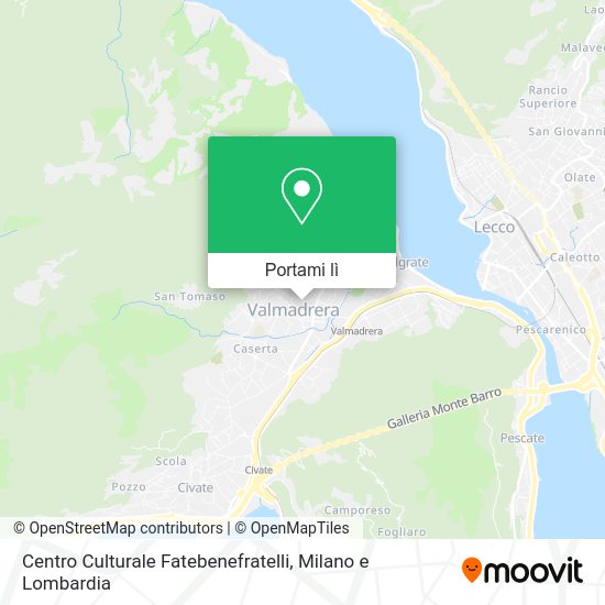 Mappa Centro Culturale Fatebenefratelli