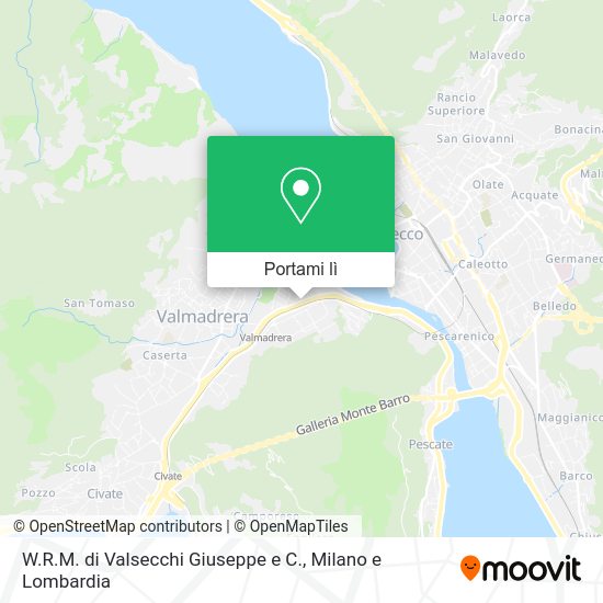 Mappa W.R.M. di Valsecchi Giuseppe e C.