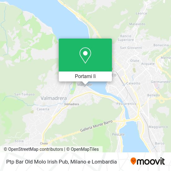 Mappa Ptp Bar Old Molo Irish Pub