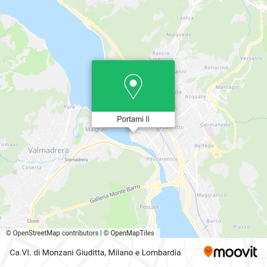 Mappa Ca.VI. di Monzani Giuditta