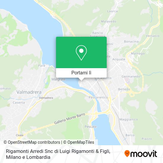 Mappa Rigamonti Arredi Snc di Luigi Rigamonti & Figli