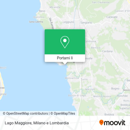 Mappa Lago Maggiore