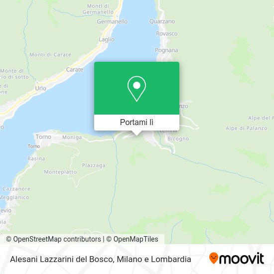 Mappa Alesani Lazzarini del Bosco