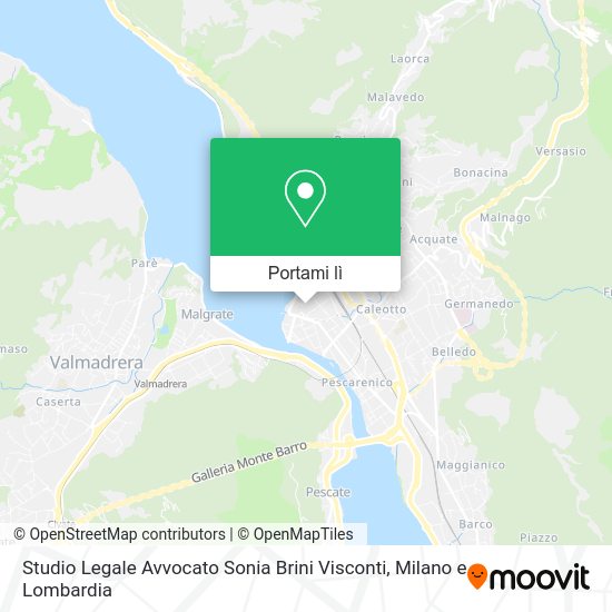 Mappa Studio Legale Avvocato Sonia Brini Visconti