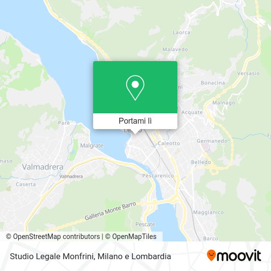 Mappa Studio Legale Monfrini