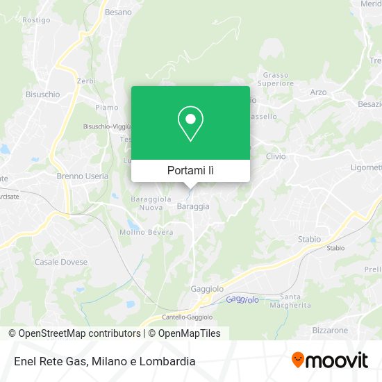 Mappa Enel Rete Gas