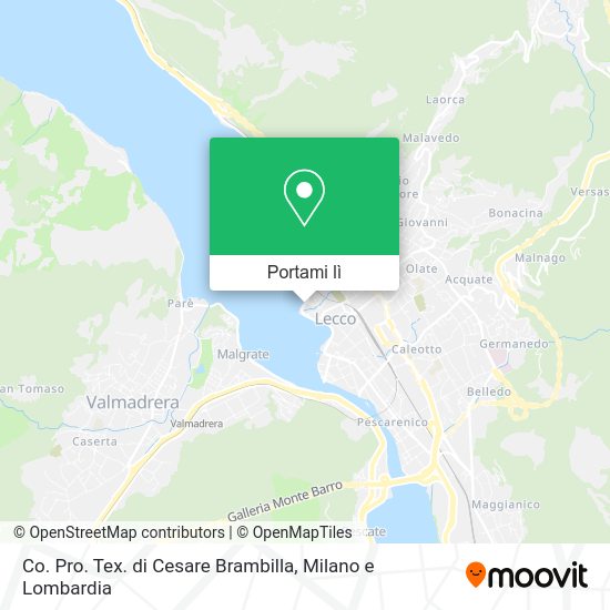 Mappa Co. Pro. Tex. di Cesare Brambilla