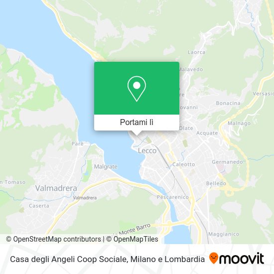 Mappa Casa degli Angeli Coop Sociale