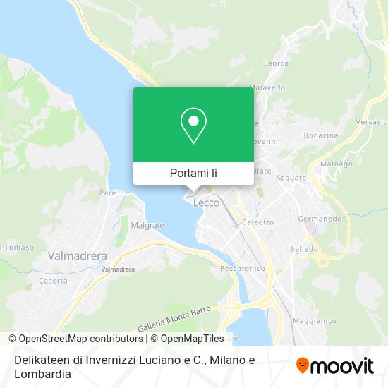 Mappa Delikateen di Invernizzi Luciano e C.