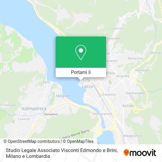 Mappa Studio Legale Associato Visconti Edmondo e Brini