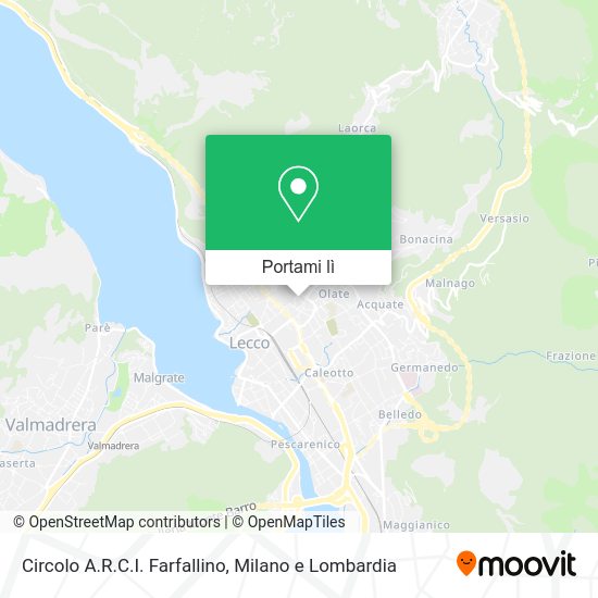 Mappa Circolo A.R.C.I. Farfallino