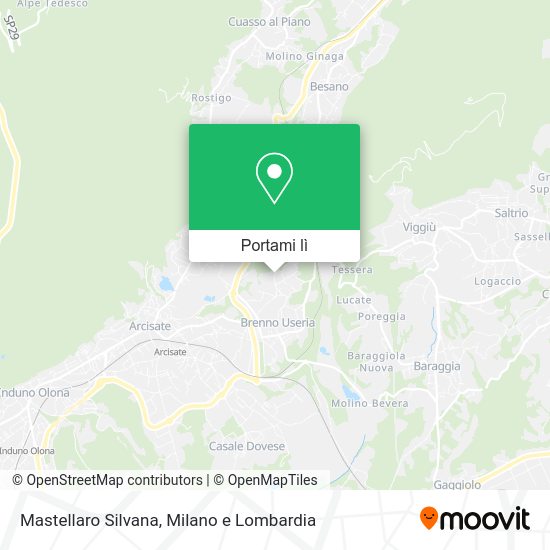 Mappa Mastellaro Silvana