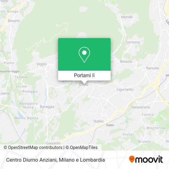 Mappa Centro Diurno Anziani