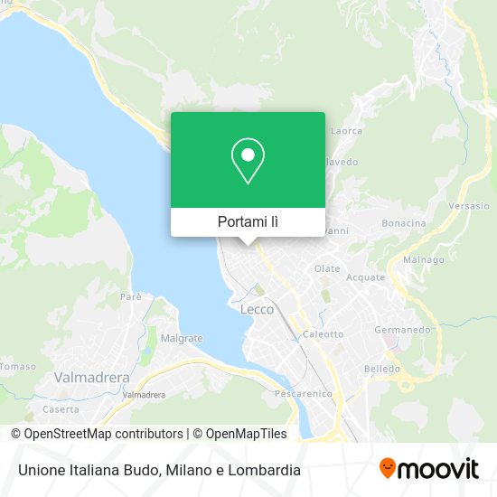 Mappa Unione Italiana Budo