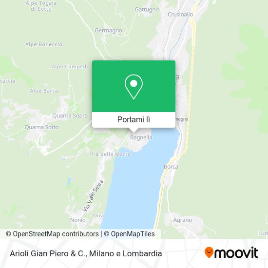 Mappa Arioli Gian Piero & C.