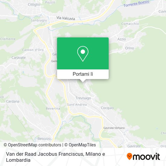 Mappa Van der Raad Jacobus Franciscus