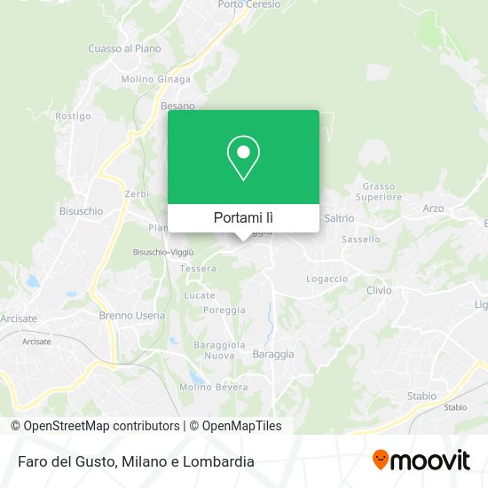 Mappa Faro del Gusto