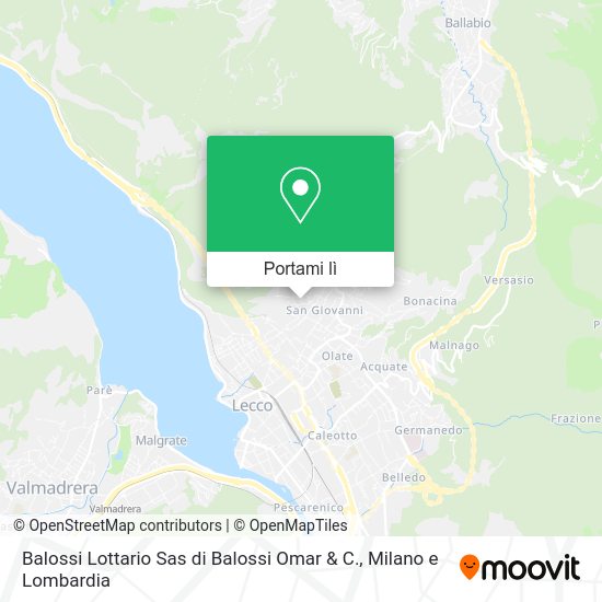 Mappa Balossi Lottario Sas di Balossi Omar & C.