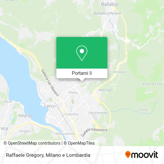 Mappa Raffaele Gregory