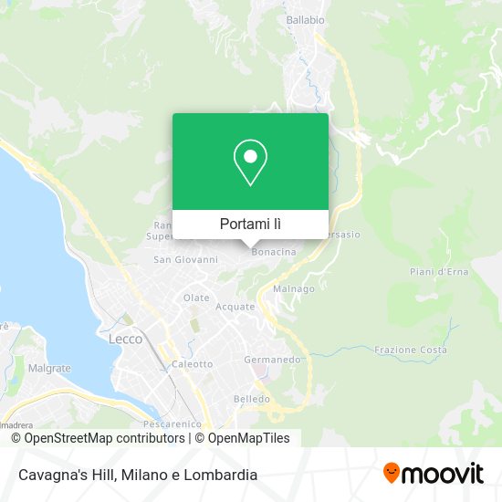 Mappa Cavagna's Hill