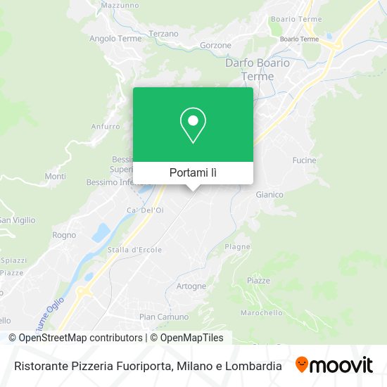 Mappa Ristorante Pizzeria Fuoriporta